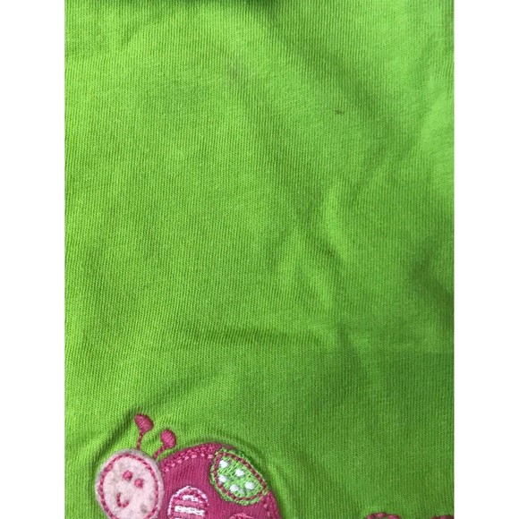 Girl's Size 9M 6-9 Months Two Piece Green Carter's Ladybug Embroidered Top + DC - Picture 7 of 7